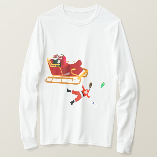 T - Shirt der Bendersaison des Weihnachtsmanns (Design vorne)