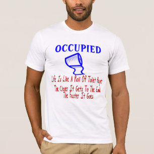 T - Shirt der besetzten Toilette