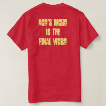 T-Shirt der biblischen Zeichen - Gottes Wort ist d