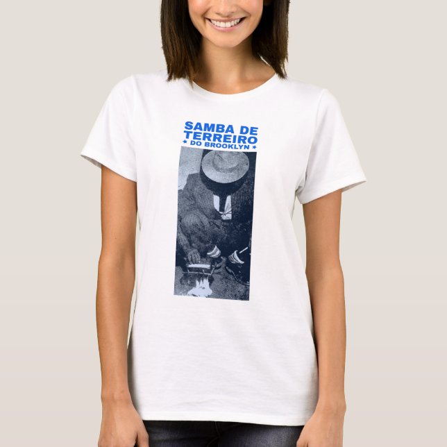 T - Shirt der Blauen Buchstaben für Frauen (Vorderseite)