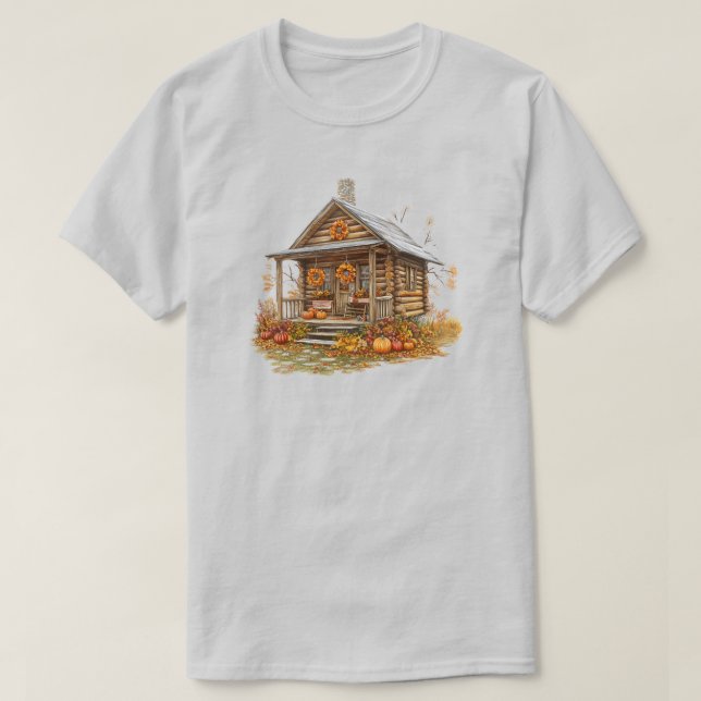 T - Shirt der Blockhütte (Design vorne)