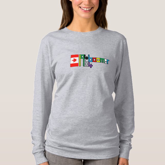 T - Shirt der BOOMER-GENERATION für Frauen in Kana (Vorderseite)