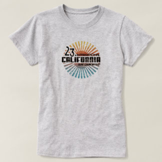 T-Shirt der CALIFORNIA SURFING MEISTERSCHAFT der F