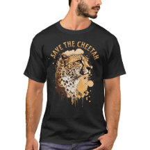 T - Shirt der Cheetah gerettet