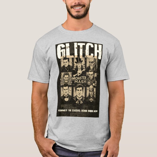 T-Shirt der Classic Horror Movie Monsters (Vorderseite)