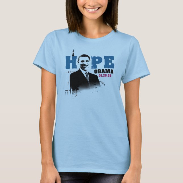T-Shirt der Damen-Obama (Vorderseite)