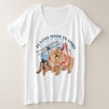 T - SHIRT DER DAMEN - PLUS-GRÖSSE MIT LOGO