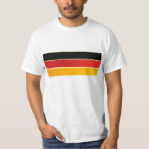 T-Shirt der deutschen Flagge