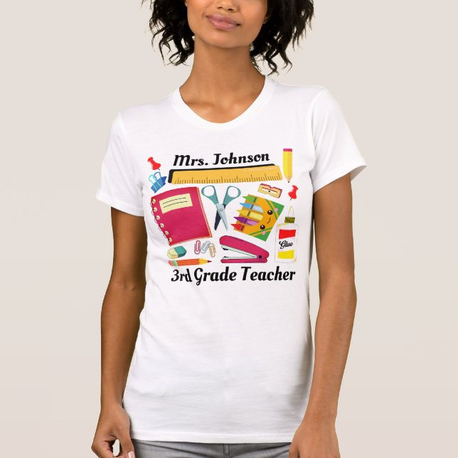 T - Shirt der dritten Klasse der Lehrer (Vorderseite)