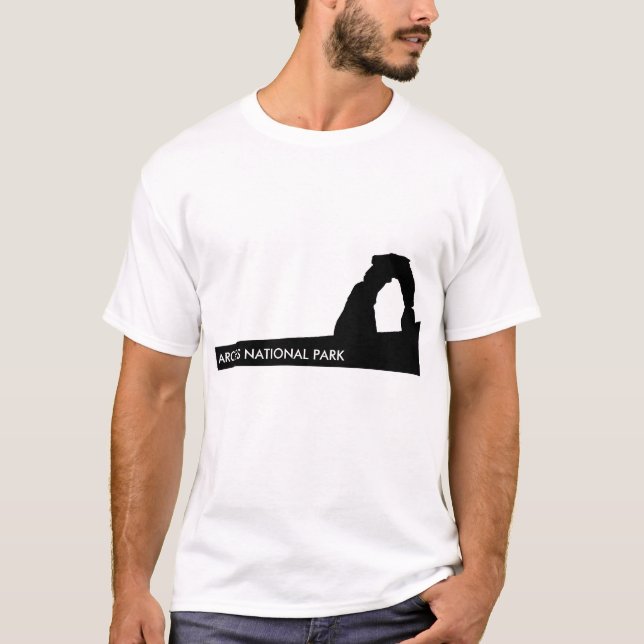 T - Shirt der empfindlichen Arch-Silhouette (Vorderseite)
