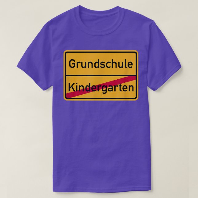 T - Shirt der ersten Klasse der Grundschule (Design vorne)