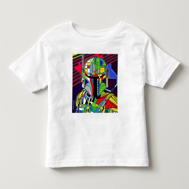 T - Shirt der farbenfrohen Vector Robot Illustrati (Vorderseite)