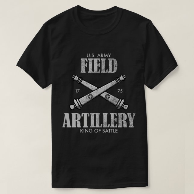 T - Shirt der Feldartillerie (Not leidend) (Design vorne)