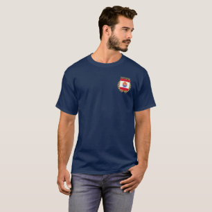 T - Shirt der Flagge Französisch-Polynesiens