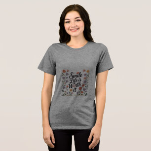 T - Shirt der Frauen - Lächeln des Lebens