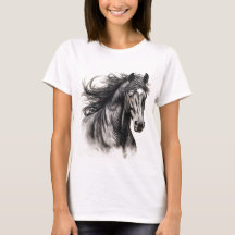 T - Shirt der Frauen mit dem auffallenden Schwarze