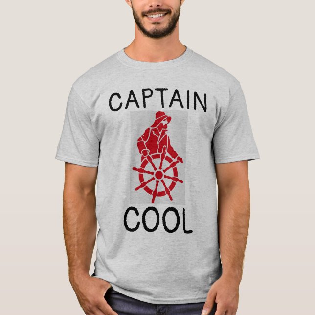 T - Shirt der Funny Men, CAPTAIN COOL (Vorderseite)