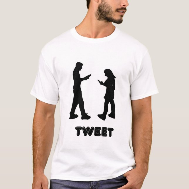 T - Shirt der getweetet Kontrollleiste (Vorderseite)