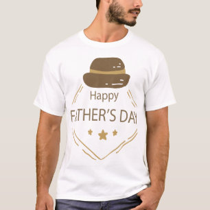 T - Shirt "Der glückliche Vater" - Feiern Sie Vate