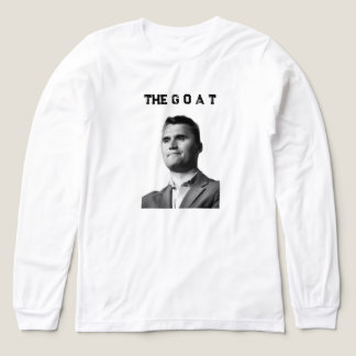 T-Shirt- der GOAT ist charlie kirk Tri-Blend Shirt