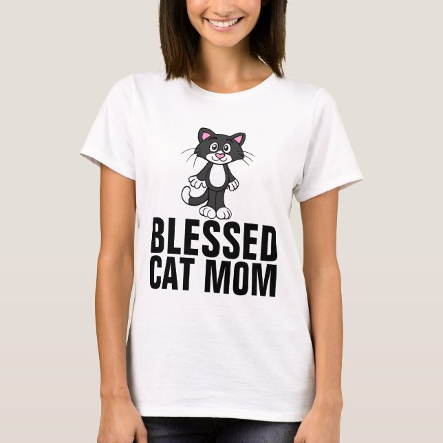 T - SHIRT DER KATZE-MAMA (Vorderseite)