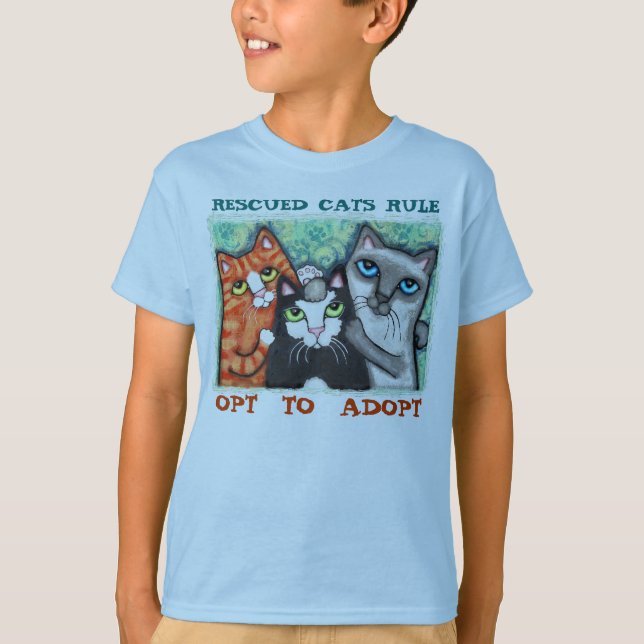 T - Shirt der Katzenkatze (Vorderseite)