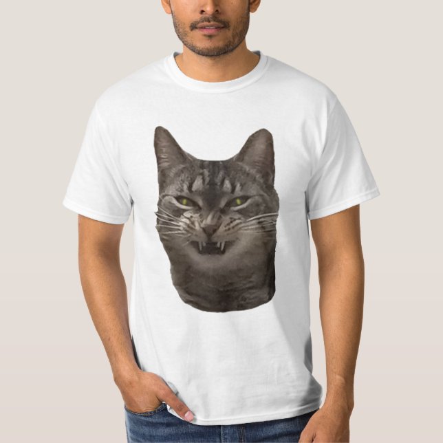 T - Shirt der Katzenkatze (Vorderseite)