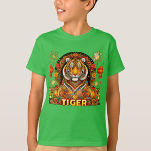 T - Shirt der Kinder für das Jahr des Tigers
