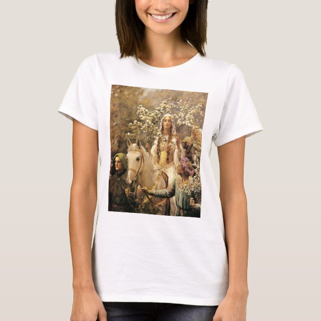 T - Shirt der Königin-Guinevere Maying (Vorderseite)