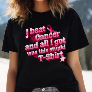 T - Shirt der Krebserkrankung in rosa Ribbon, Kamp