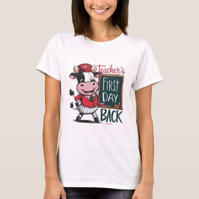 T - Shirt der Lehrerin für Design (Vorderseite)