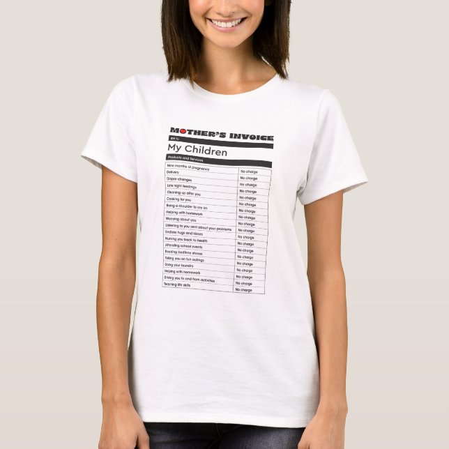 T - Shirt der Liebe der Mutter - herzliches Gesche (Vorderseite)