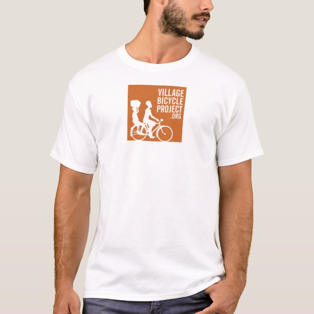 T - Shirt der Männer des Logo-(helle Farben) (Vorderseite)