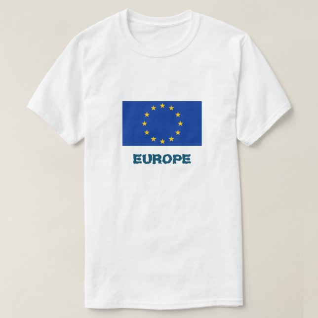 T - Shirt der Männer Europa (Design vorne)