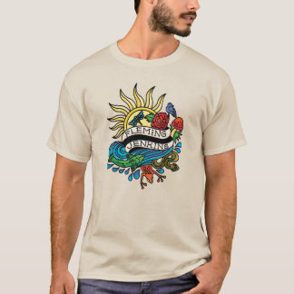 T - Shirt der Männer, Sand
