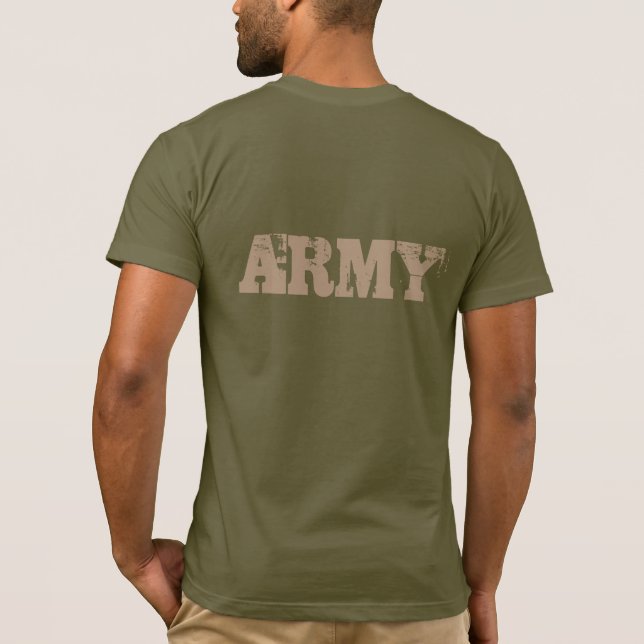 T - Shirt der Männerarmee (Rückseite)