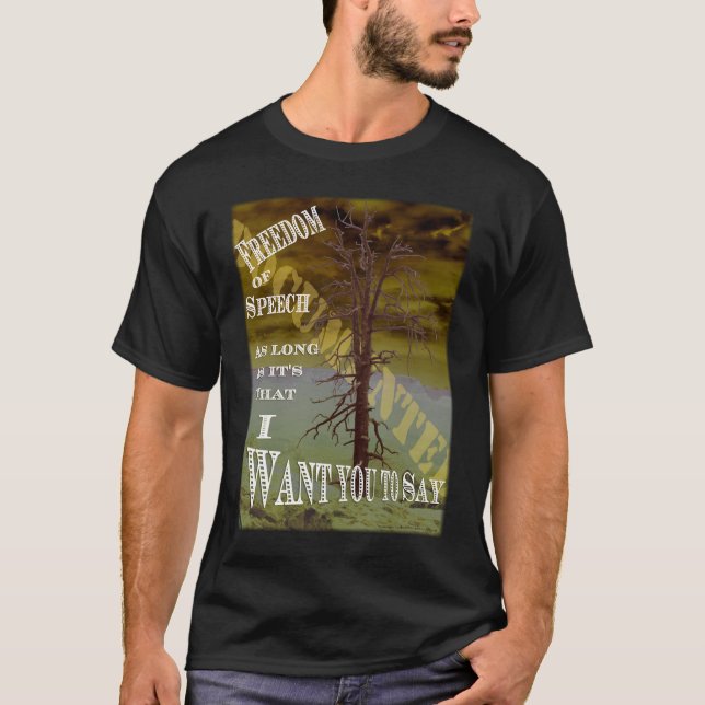 T-Shirt der Meinungsfreiheit (Vorderseite)