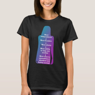 T - Shirt der meisten Unabhängigkeit (dunkel)
