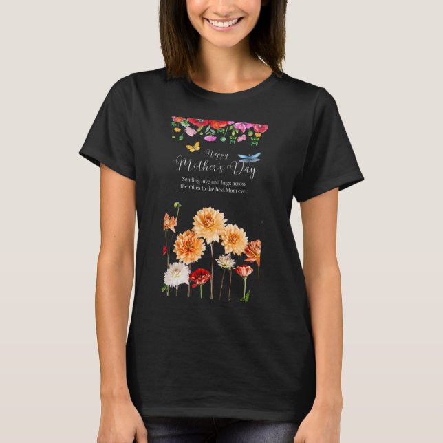 T-Shirt der Mutter - Liebe über die Meilen (Vorderseite)