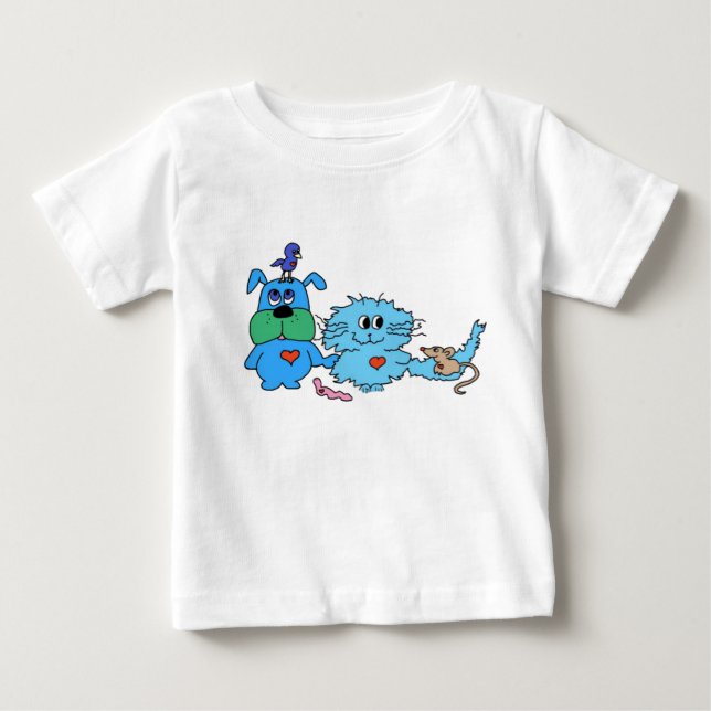 T - Shirt der Niedlichen Kreaturen (Vorderseite)