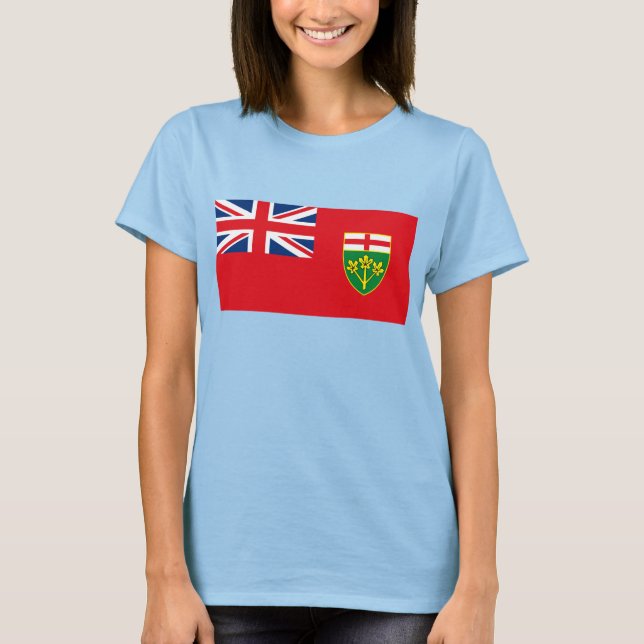 T - Shirt der Ontario-Flagge (Vorderseite)