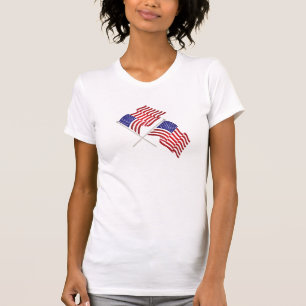 T - Shirt der patriotischen Flagge