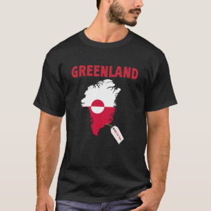 T-Shirt der politischen Erklärung: Grönland ist ni