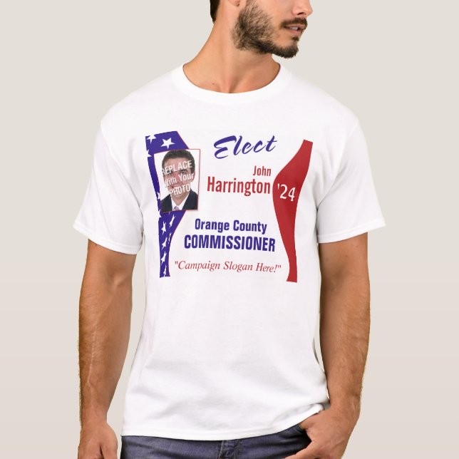 T - Shirt der politischen Kampagne (Wahl) (Vorderseite)