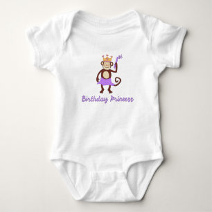 T - Shirt der Prinzessin Monkey zum ersten Geburts