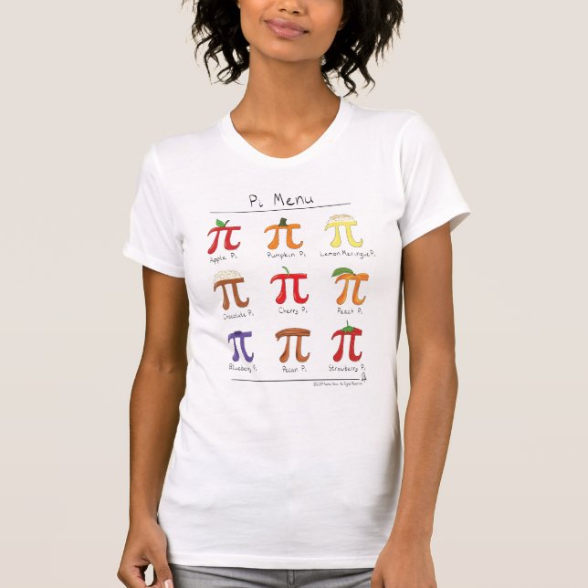 T - Shirt der PU-Menü-der niedliche (Vorderseite)