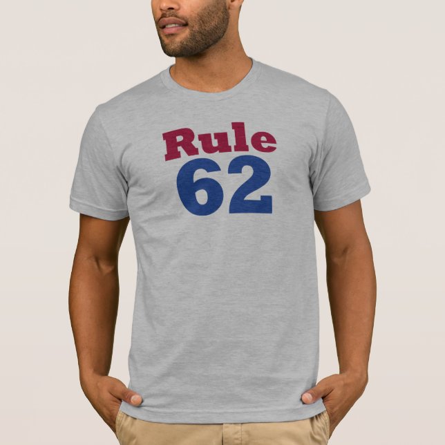 T - Shirt der Regel-62 (Vorderseite)
