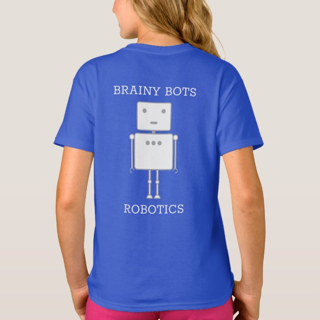 T - Shirt der Robotics Team Turnier Meisterschaft (Rückseite)