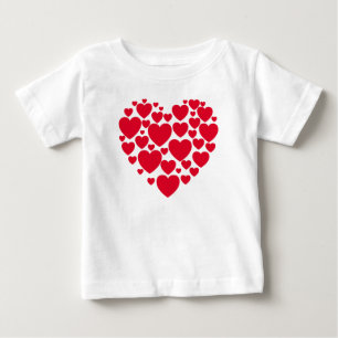 T - Shirt der Roten Herzen