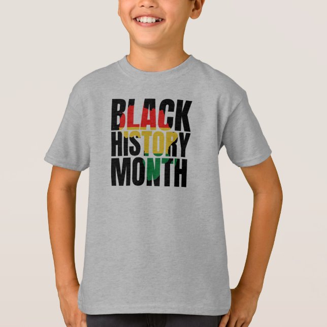 T - Shirt der Schwarzen Geschichte (Vorderseite)